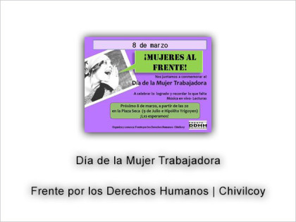 El Frente por los DDHH organiza “Mujeres al Frente” El Frente por los DDHH organiza “Mujeres al Frente”