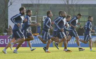La Selección empezó sin Messi con los entrenamientos La Selección empezó sin Messi con los entrenamientos