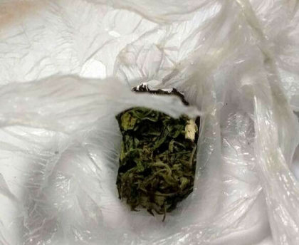 Se incauta marihuana en poder de un menor Se incauta marihuana en poder de un menor