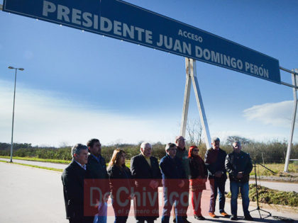 Hoy a la mañana: Se inauguró la nueva señalización del Acceso Juan Domingo Perón Hoy a la mañana: Se inauguró la nueva señalización del Acceso Juan Domingo Perón
