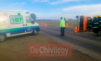 ACTUALIZAMOS (fotos): Accidente en Ruta 30, a la altura de los silos de la firma Alagna ACTUALIZAMOS (fotos): Accidente en Ruta 30, a la altura de los silos de la firma Alagna