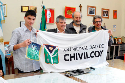 Britos recibió a Alejo Lavagna, preseleccionado para la Selección Nacional de Básquet para sordos Britos recibió a Alejo Lavagna, preseleccionado para la Selección Nacional de Básquet para sordos