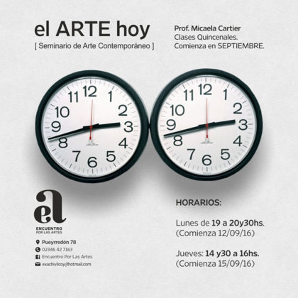 El ARTE HOY, Seminario de Arte contemporáneo El ARTE HOY, Seminario de Arte contemporáneo