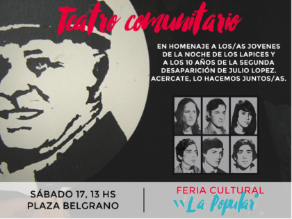 Se realizará una nueva feria popular en homenaje a la memoria Se realizará una nueva feria popular en homenaje a la memoria