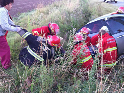 Despiste y choque en Suipacha Despiste y choque en Suipacha