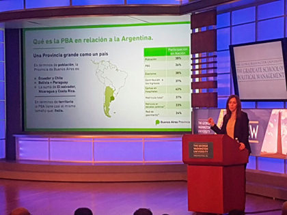 Vidal en EEUU: Financimiento para obras en el Río Salado Vidal en EEUU: Financimiento para obras en el Río Salado