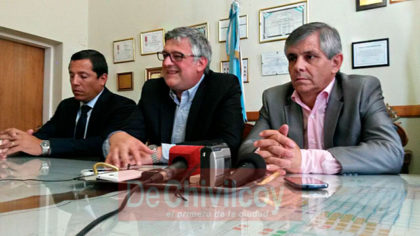 Britos recibió al Ministro de Trabajo de la Provincia Marcelo Villegas Britos recibió al Ministro de Trabajo de la Provincia Marcelo Villegas