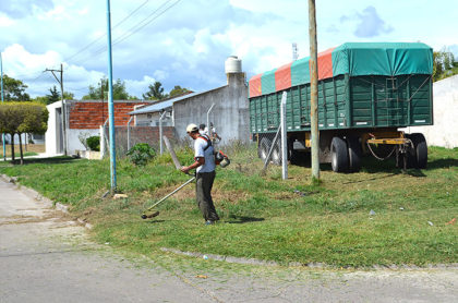 Continúan los trabajos de limpieza de terrenos baldíos Continúan los trabajos de limpieza de terrenos baldíos