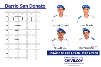 Policía Local: Binomios barrio San Donato Policía Local: Binomios barrio San Donato