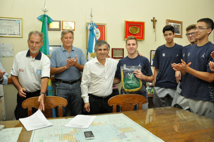 Britos recibió a la Selección Nacional U16 de básquet Britos recibió a la Selección Nacional U16 de básquet