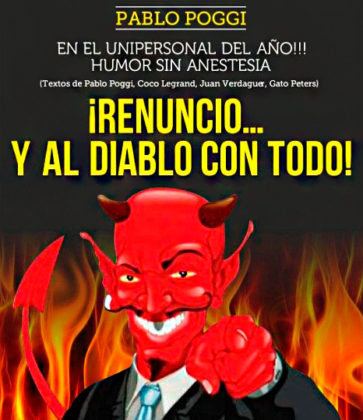 Unipersonal de Pablo Poggi en el Teatro La Cueva Unipersonal de Pablo Poggi en el Teatro La Cueva