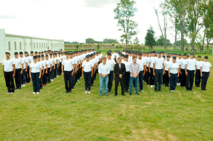 El intendente le dio la bienvenida a los cadetes de la Policía El intendente le dio la bienvenida a los cadetes de la Policía