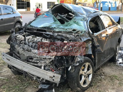 Vuelco en la Ruta 30: Una persona resultó con heridas Vuelco en la Ruta 30: Una persona resultó con heridas