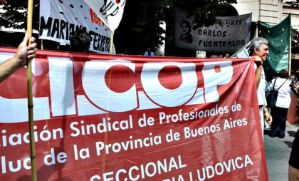 CICOP Provincia: “La Salud, en los últimos peldaños de la agenda de Gobierno” CICOP Provincia: “La Salud, en los últimos peldaños de la agenda de Gobierno”