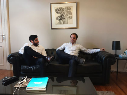 El concejal Joaquin Oteiza se reunió con el Diputado Nacional Facundo Moyano (FR) El concejal Joaquin Oteiza se reunió con el Diputado Nacional Facundo Moyano (FR)