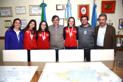 El intendente reconoció a las campeonas del Torneo Argentino de Selecciones El intendente reconoció a las campeonas del Torneo Argentino de Selecciones