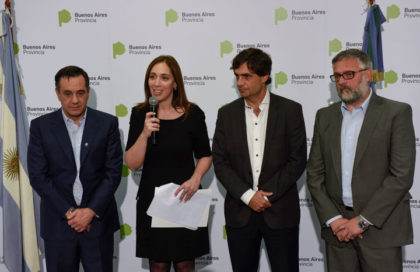 María Eugenia Vidal: “El acuerdo paritario con los docentes se logró dialogando” María Eugenia Vidal: “El acuerdo paritario con los docentes se logró dialogando”