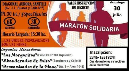 La Secretaría de Seguridad se suma a la campaña de la “Maratón Solidaria” La Secretaría de Seguridad se suma a la campaña de la “Maratón Solidaria”