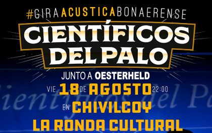 La banda local Oesterheld junto a Científicos del Palo en la Ronda La banda local Oesterheld junto a Científicos del Palo en la Ronda