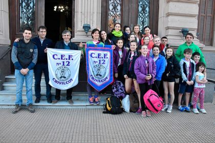 Britos recibió a competidores de Gimnasia Artística Britos recibió a competidores de Gimnasia Artística