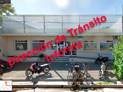 La Dirección de Tránsito informa La Dirección de Tránsito informa