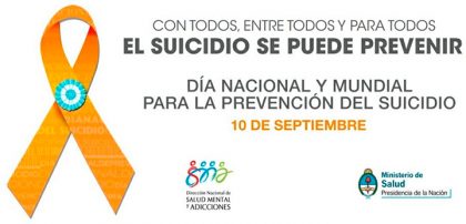 10 de septiembre: Día Mundial para la Prevención del Suicidio 10 de septiembre: Día Mundial para la Prevención del Suicidio