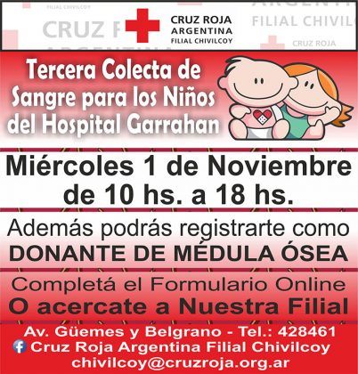 Cruz Roja Argentina: Colecta de Sangre para el Hospital Garrahan Cruz Roja Argentina: Colecta de Sangre para el Hospital Garrahan