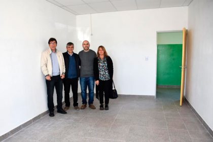 El intendente recorrió la finalización de la obra en la Escuela Anexo 31/11 El intendente recorrió la finalización de la obra en la Escuela Anexo 31/11