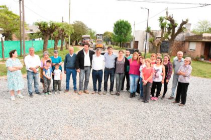 El barrio Nuevo Rivadavia cuenta con 40 cuadras de piedra caliza El barrio Nuevo Rivadavia cuenta con 40 cuadras de piedra caliza