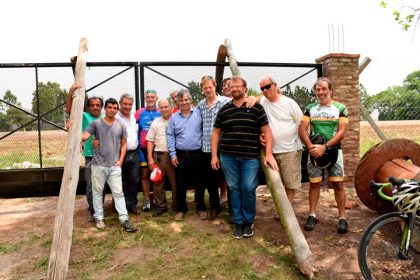 El intendente recorrió obras en el predio del Club Ciclista El intendente recorrió obras en el predio del Club Ciclista