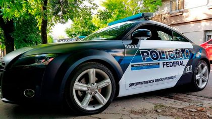 Un Audi TT recuperado del narcotráfico será patrullero de la Policía Federal Un Audi TT recuperado del narcotráfico será patrullero de la Policía Federal