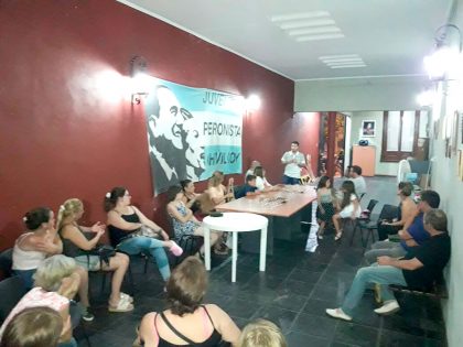 Brindis de fin de año de la Juventud Peronista Brindis de fin de año de la Juventud Peronista