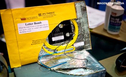 Un vecino de 25 de Mayo recibió por correo un paquete explosivo Un vecino de 25 de Mayo recibió por correo un paquete explosivo