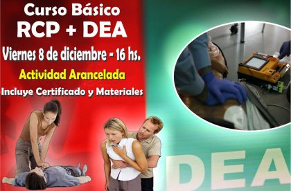Curso RCP (Reanimación Cardio Pulmonar) y DEA (Desfibrilador Externo Automático) Curso RCP (Reanimación Cardio Pulmonar) y DEA (Desfibrilador Externo Automático)
