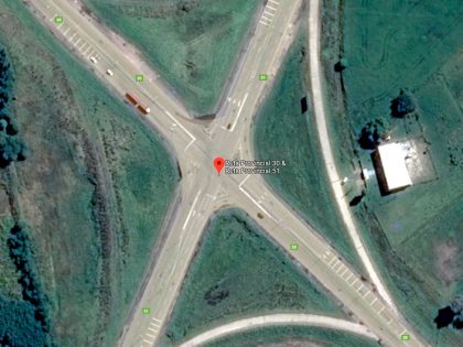 Se produjo un accidente de tránsito en la intersección de las Rutas Provinciales 30 y 51 Se produjo un accidente de tránsito en la intersección de las Rutas Provinciales 30 y 51