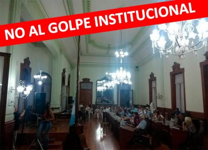 Publicación pedida: No al golpe institucional, sí a la democracia Publicación pedida: No al golpe institucional, sí a la democracia
