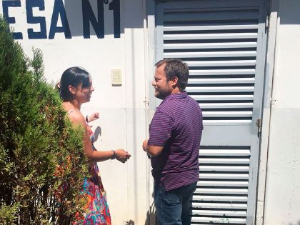 Ferro visitó la Escuela Agraria luego de que la institución sufriera hechos vandálicos Ferro visitó la Escuela Agraria luego de que la institución sufriera hechos vandálicos