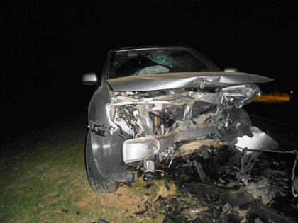 Violenta colisión sobre Ruta 43 y acceso a General Rivas, con heridos de gravedad Violenta colisión sobre Ruta 43 y acceso a General Rivas, con heridos de gravedad