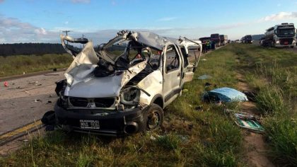 Tragedia de Entre Ríos: creen que la conductora dio un volantazo y se cruzó de carril Tragedia de Entre Ríos: creen que la conductora dio un volantazo y se cruzó de carril