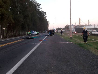 Una persona se arrojó al paso de un camión lechero en Nueve de Julio Una persona se arrojó al paso de un camión lechero en Nueve de Julio
