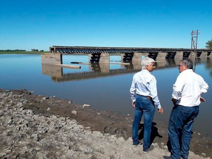A mediados de este mes se comenzará a reparar el puente ferroviario sobre el río Salado A mediados de este mes se comenzará a reparar el puente ferroviario sobre el río Salado