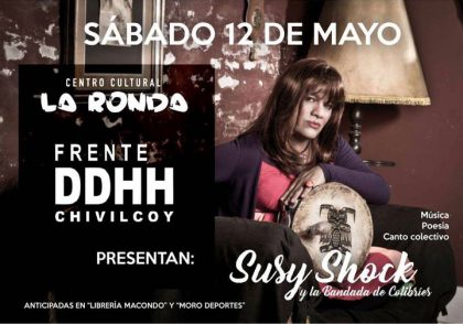 Susy Shock se presenta por primera vez en Chivilcoy Susy Shock se presenta por primera vez en Chivilcoy
