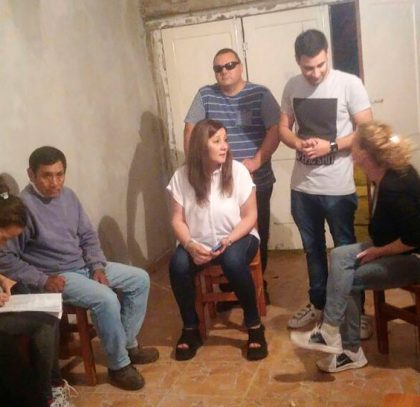 La JP realizó una reunión barrial en calle 90 y Alsina La JP realizó una reunión barrial en calle 90 y Alsina