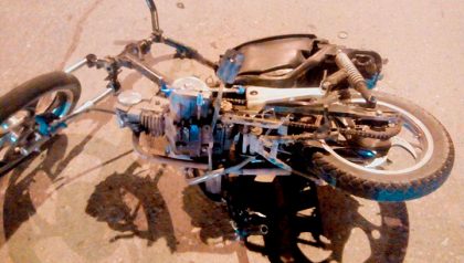 Falleció un menor de 15 años producto de la colisión entre una moto y una bicicleta Falleció un menor de 15 años producto de la colisión entre una moto y una bicicleta