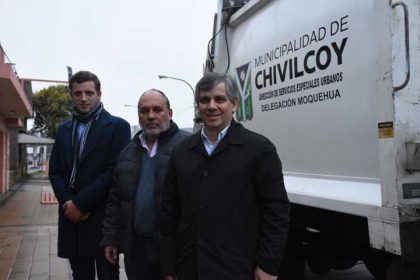 Moquehuá adquirió un camión recolector de residuos Moquehuá adquirió un camión recolector de residuos