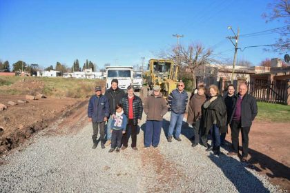 26 nuevas cuadras de piedra caliza para el Barrio Rigone 26 nuevas cuadras de piedra caliza para el Barrio Rigone